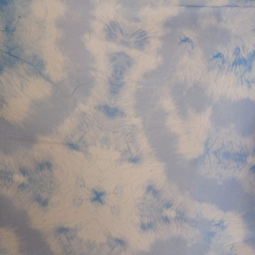 Ink Tie Dye Print On Royal Georgette (SS22) RGPS42