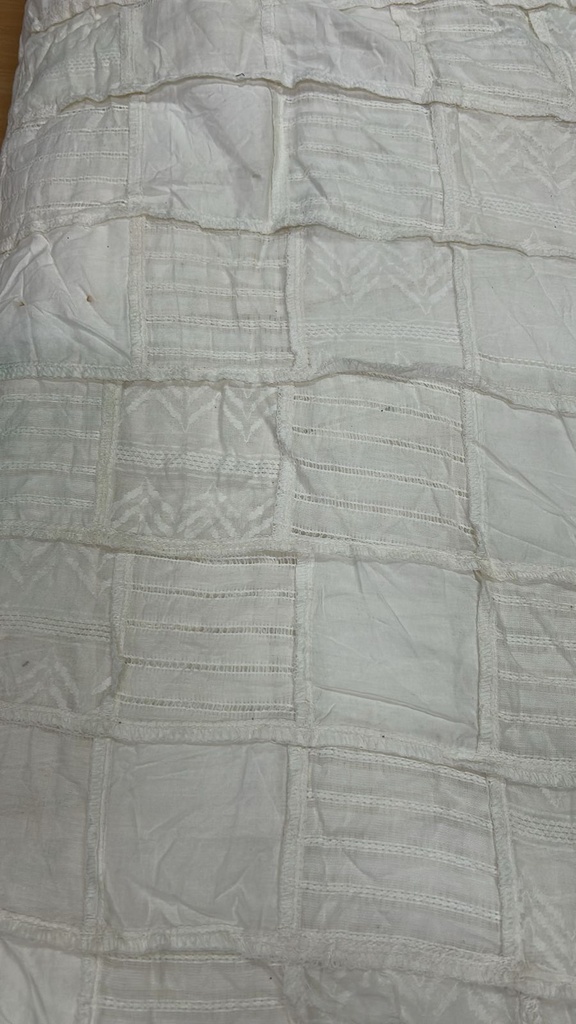 White Cotton Schiffli Embroidery#15