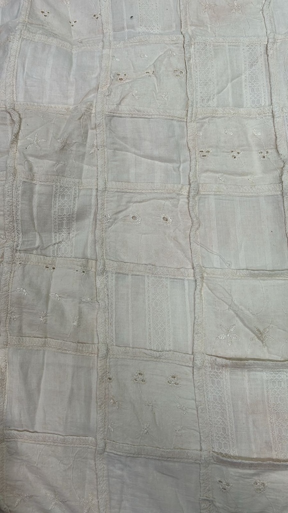 White Cotton Schiffli Embroidery#17