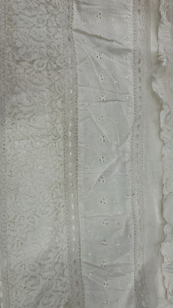 White Cotton Schiffli Embroidery#67