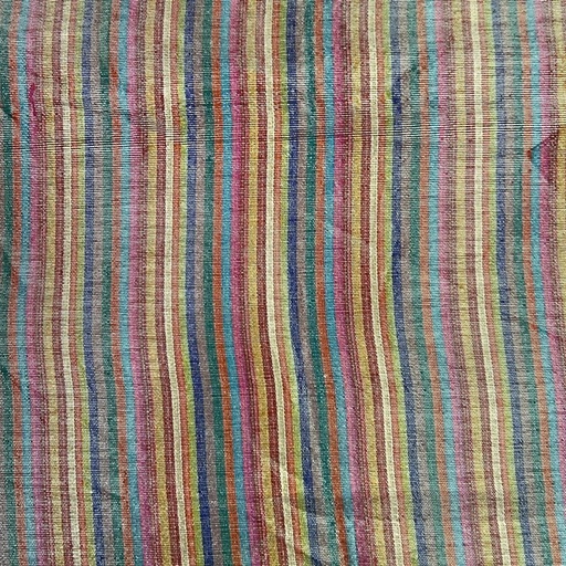 Stripe Print On Poly Silk (SS25) SPPS02