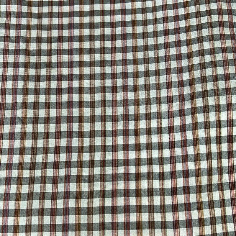 Poly Silk Check Yarn Dyed Fabric (SS25) FFFS17