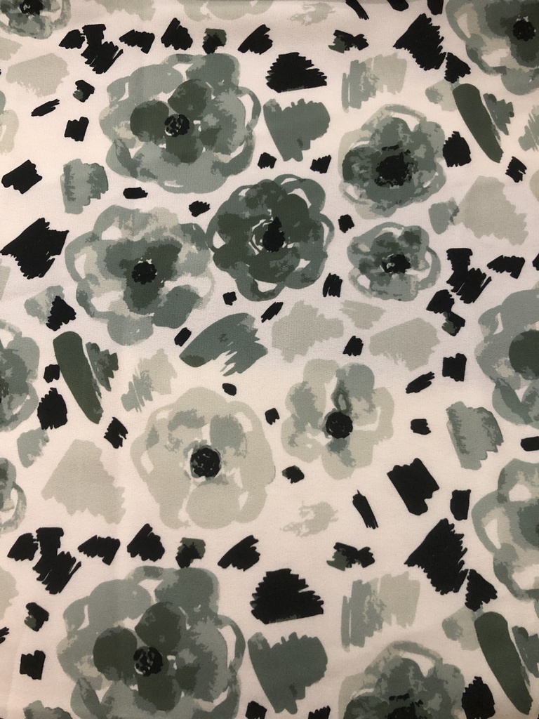 Vintage Floral Print On Royal Georgette (SS22N) RGPB49