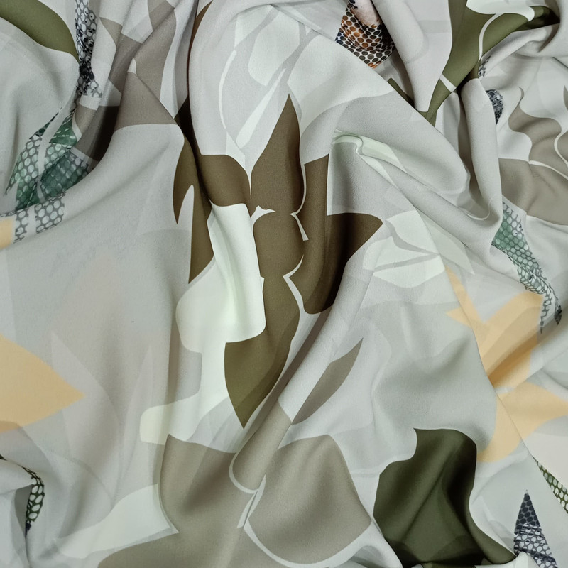 Dark Art Print On Royal Georgette (SS22L) RGPL14