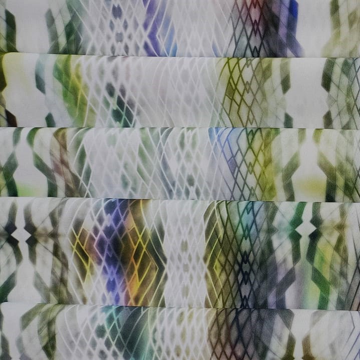 Brown Snake Skin Print On Royal Georgette (SS2N) RGPB72